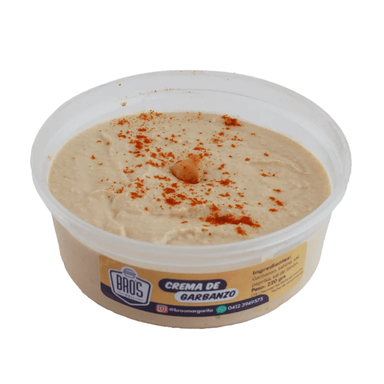 Crema de garbanzo