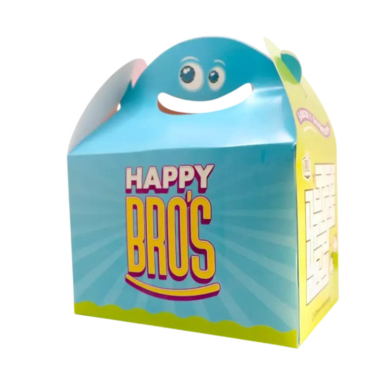 Happy Bros: caja azul sin juguetes